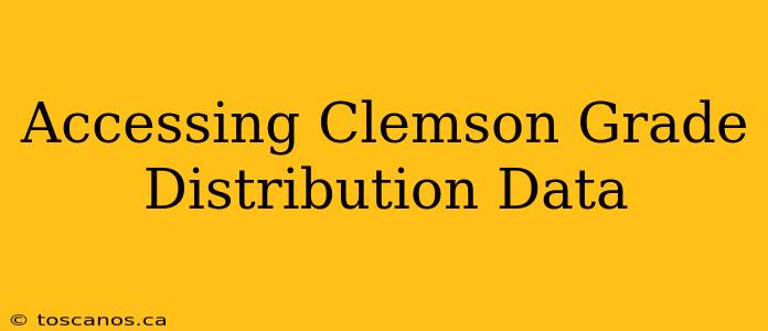 Accessing Clemson Grade Distribution Data