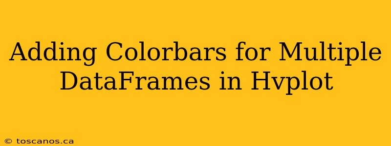 Adding Colorbars for Multiple DataFrames in Hvplot