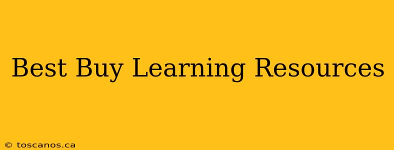 Best Buy Learning Resources
