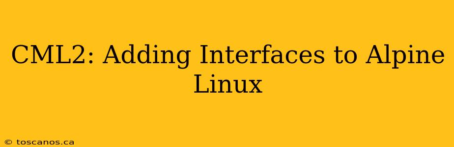 CML2: Adding Interfaces to Alpine Linux