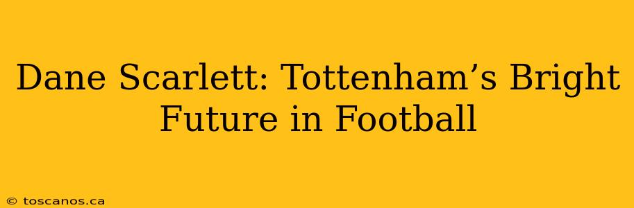 Dane Scarlett: Tottenham’s Bright Future in Football