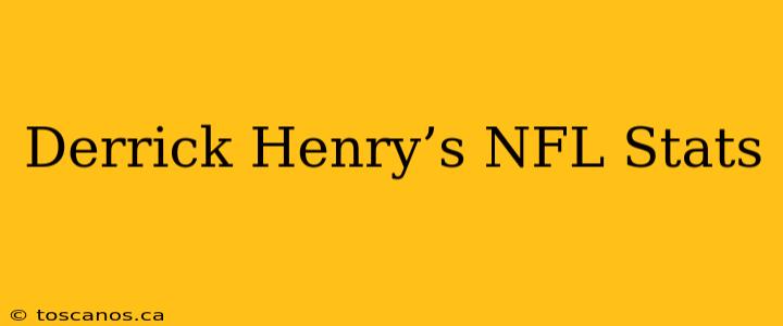 Derrick Henry’s NFL Stats