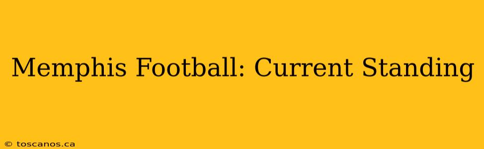 Memphis Football: Current Standing