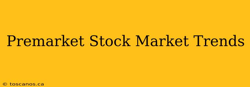 Premarket Stock Market Trends