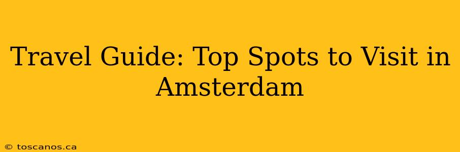 Travel Guide: Top Spots to Visit in Amsterdam