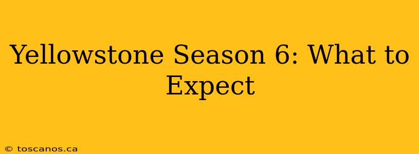 Yellowstone Season 6: What to Expect